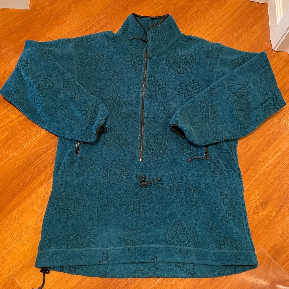 Rare 90s REI Polartec Aztec print Fleece - size XL